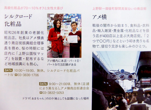 2014年度上野街歩きBOOK掲載内容